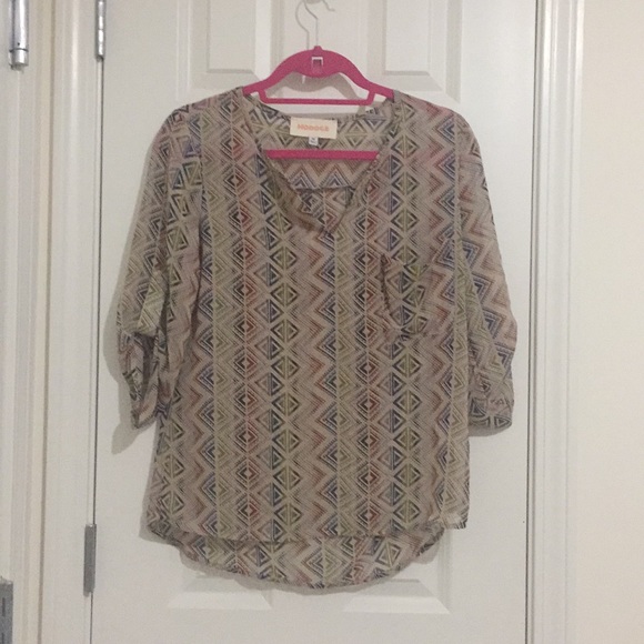 modage Tops - Three quarter sleeve shirt 100% polyester size M